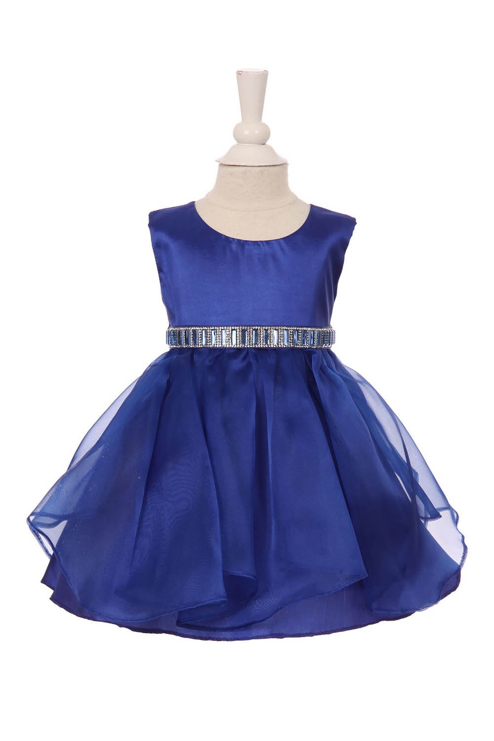 Roya elegant and cute cascade layers organza taffeta dress with detachable rhinestone belt Roya elegant and cute cascade layers organza taffeta dress with detachable rhinestone belt